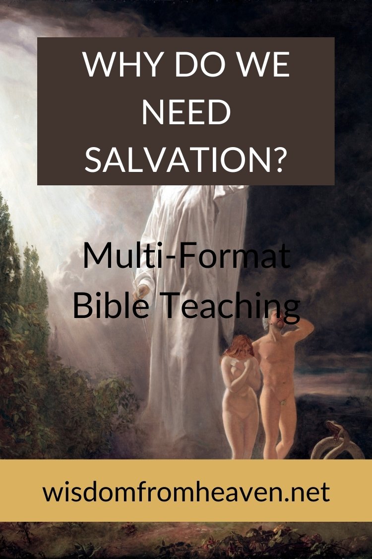 why do we need salvation pinterest image