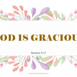 god is gracious