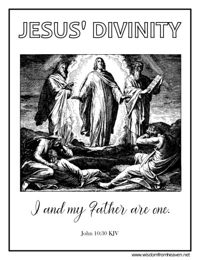 jesus divinity coloring page