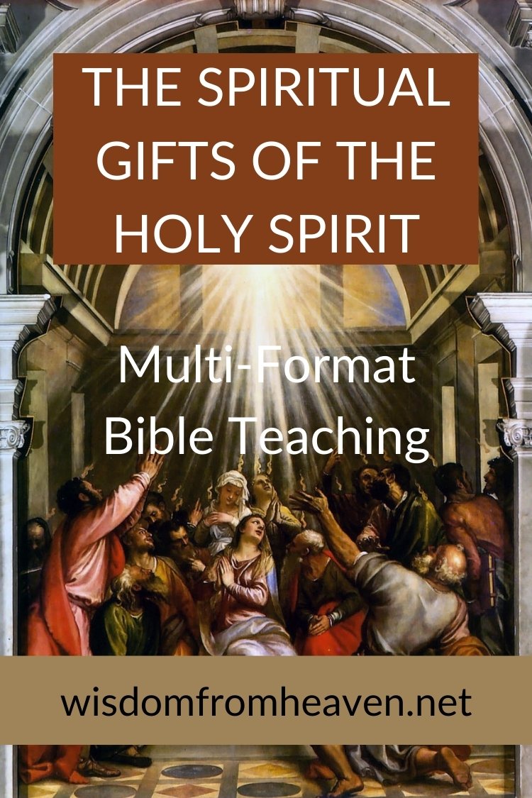 spiritual gifts of the holy spirit pinterest image