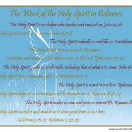 work of the holy spirit