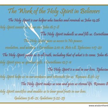 The Work of the Holy Spirit in Believers