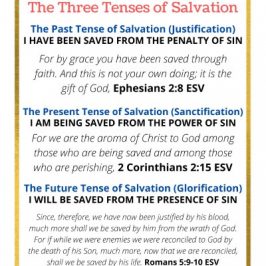 three tenses of salvation