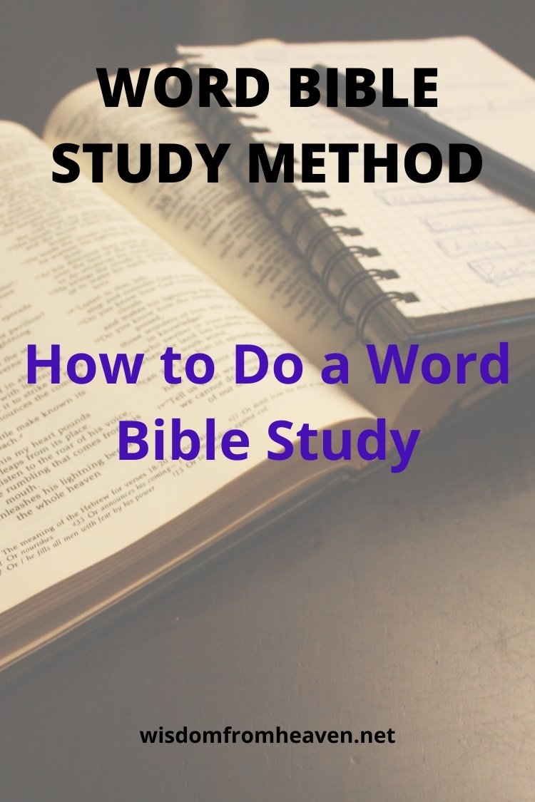 word bible study method pinterest