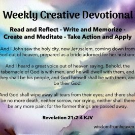 weekly creative devotional
