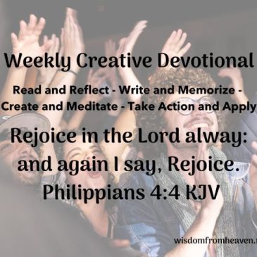Weekly Creative Devotional – Philippians 4:4