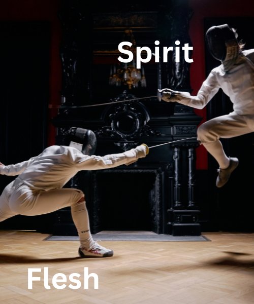 fight between spirit and flesh