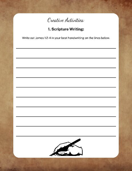 scripture writing printable day 29