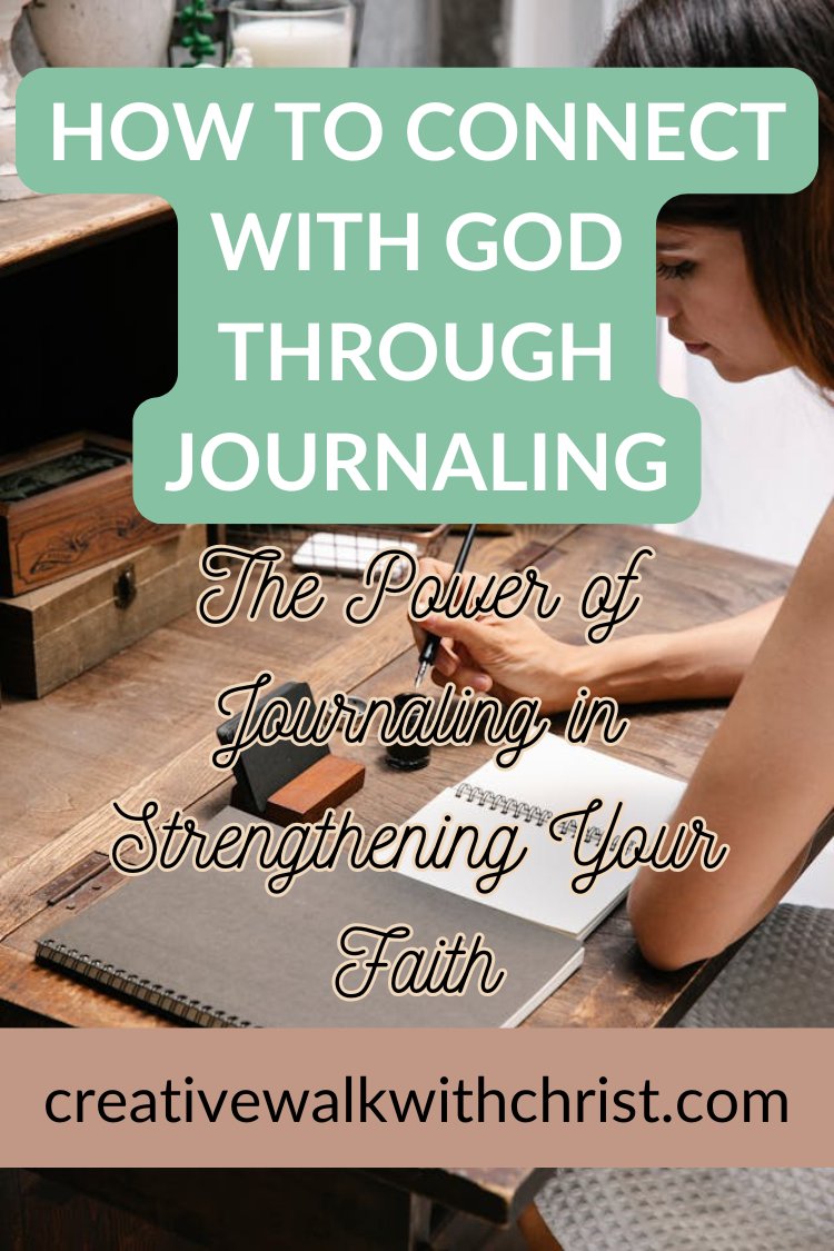 christian journaling pinterest image