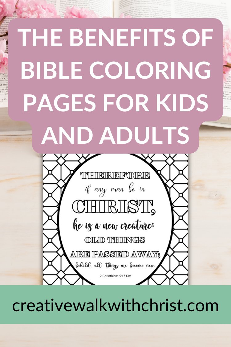 benefits of bible coloring pages