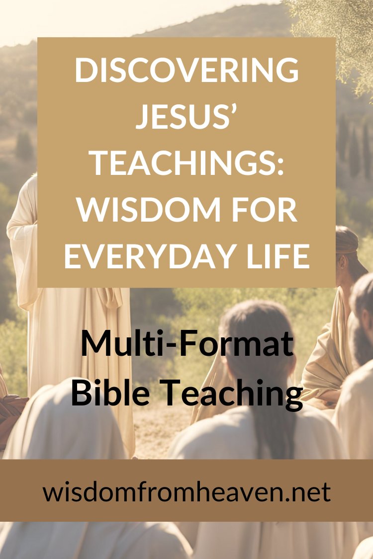 jesus teachings pinterest image