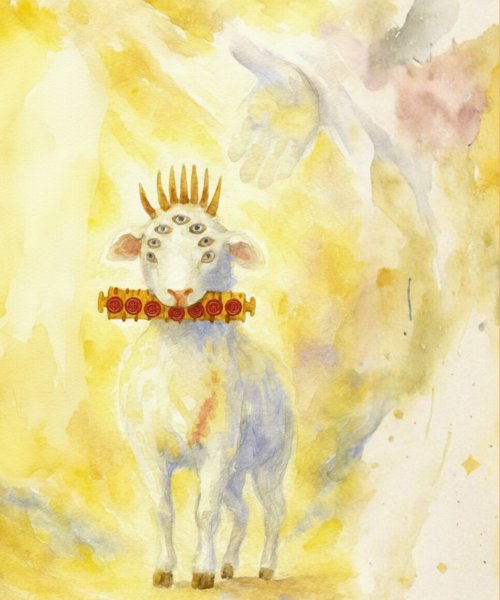 the lamb and the scroll