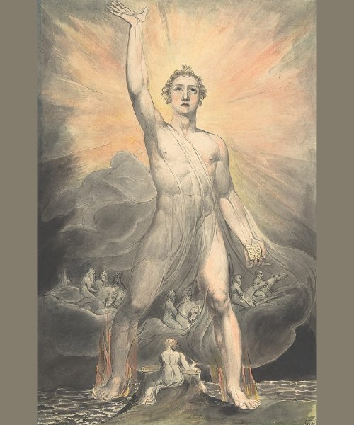 the mighty angel and the little scroll