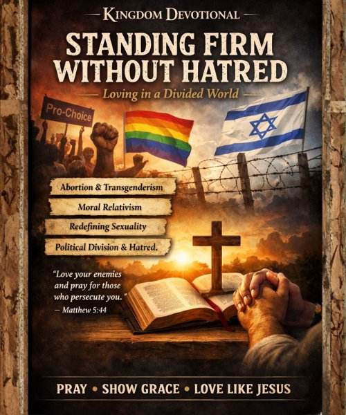standing firm without hatred