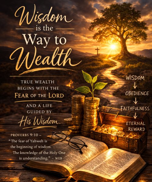 wisdom is the way to wealth