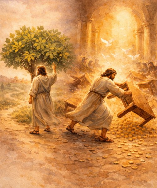 jesus on holy monday