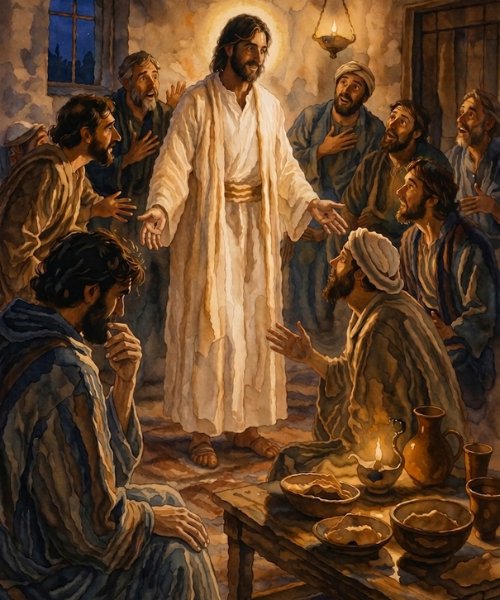 jesus showing himself to his disciples