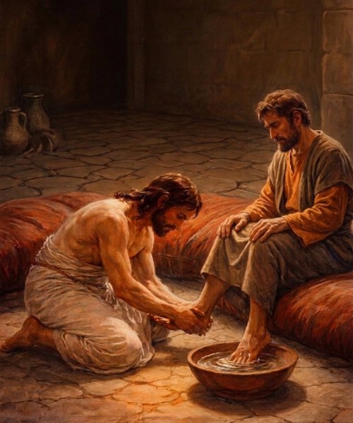 the foot washing