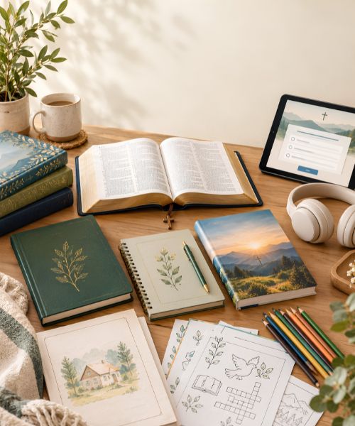 christian low and medium content resources